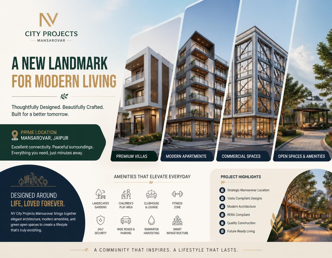 NV City Mansarovar Premium Residential Projects